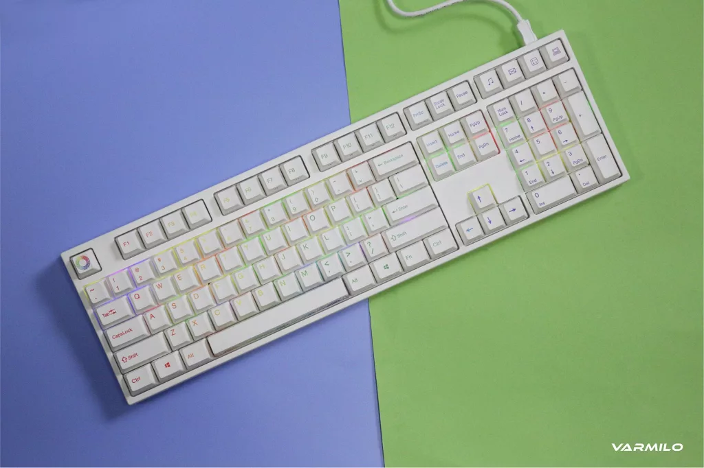 vamilo ダブルレインボー　キーボード Varmilo VA108M RGB Double Rainbow 2 : Meckeys.com : 100