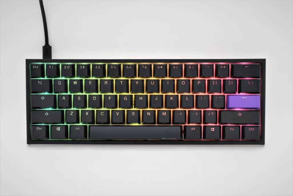 Ducky One 2 mini 60％ RGB Ducky One 2 Mini Pure White RGB メカニカルキーボード US配列