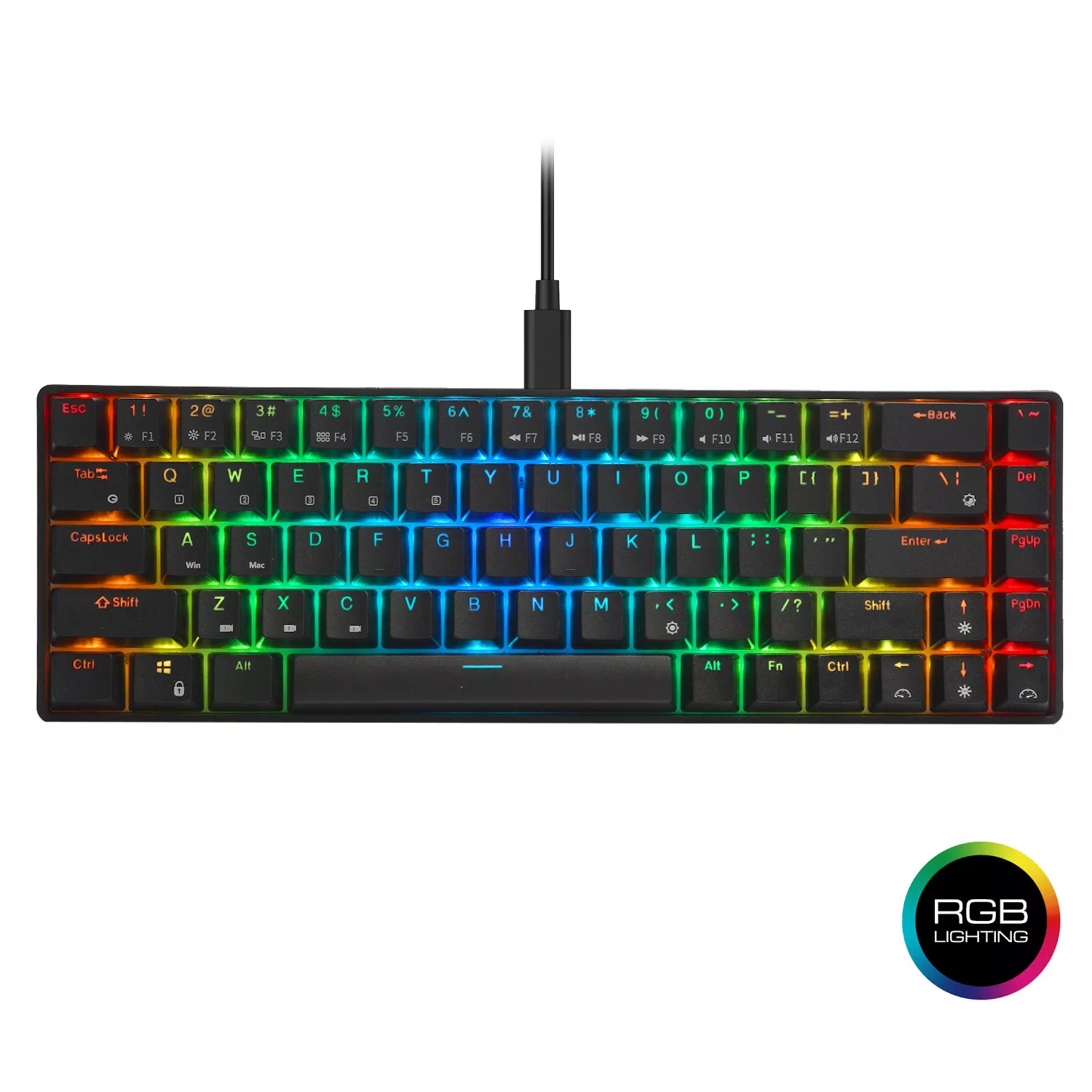 Royal Kludge RK68 : Meckeys.com : 65% Keyboard