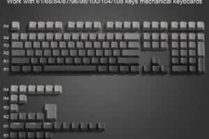 Side Printed Keycap - Gradient Grey