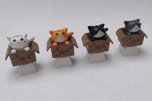 Anime Cartoon Cat Keycap