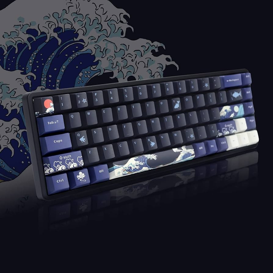 Great Wave of Kanagawa Keycap Set
