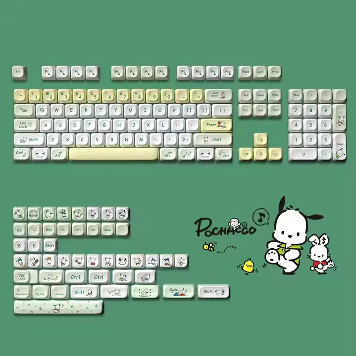 Kawaii Sanrio Pochacco Keycap Set - Image 6