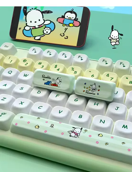 Kawaii Sanrio Pochacco Keycap Set - Image 3