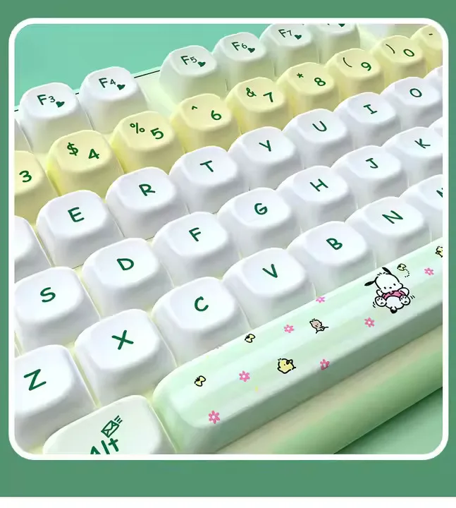 Kawaii Sanrio Pochacco Keycap Set - Image 4