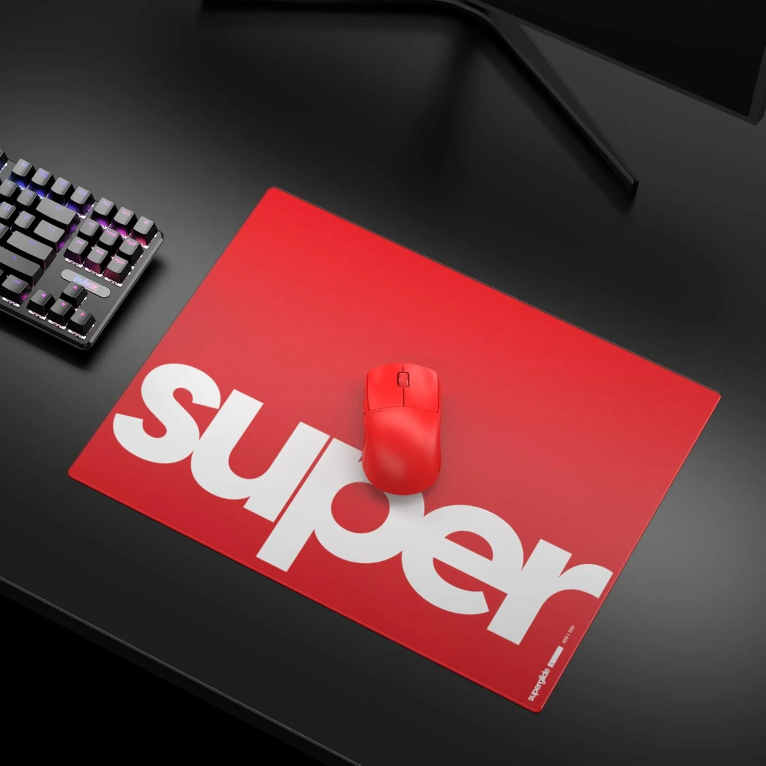 Pulsar Superglide Glass Gaming Mouse Pad V2 : Meckeys.com : Deskmat