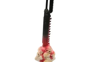 Skull Hacksaw Artisan Keycaps