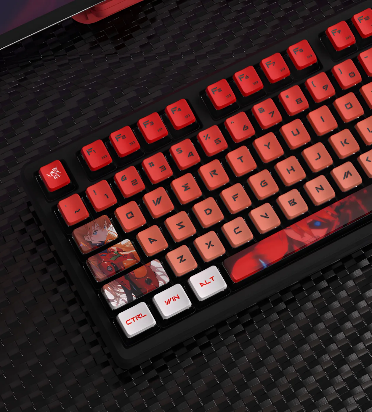 Eva Asuka Theme Pudding Keycap Set - Image 5