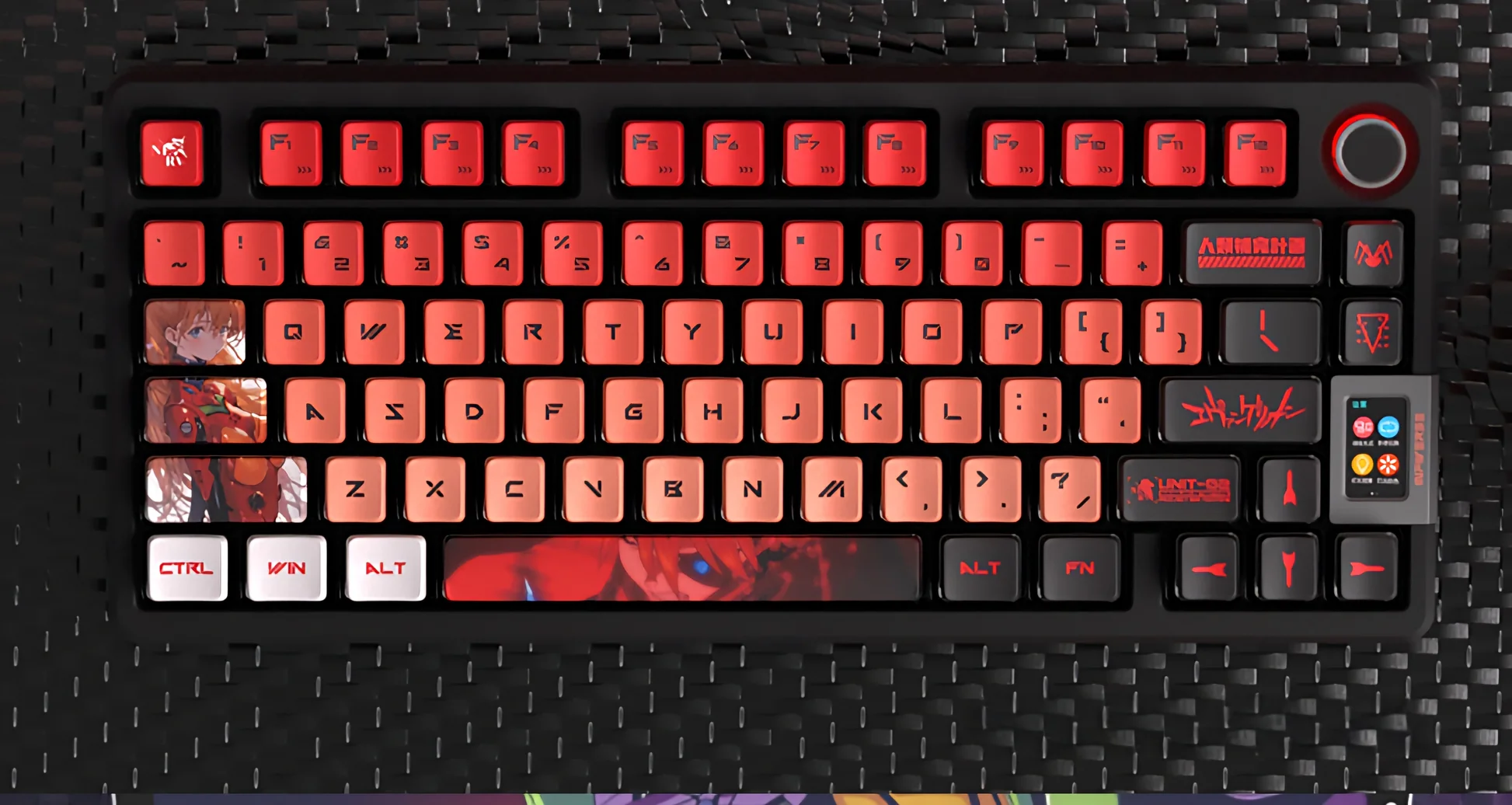 Eva Asuka Theme Pudding Keycap Set - Image 3