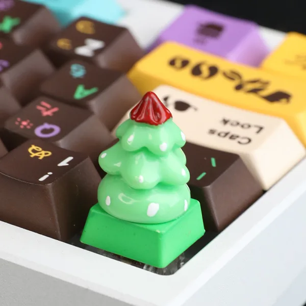 Tree Design Keycaps Christmas Tree Artisan Keycaps : Meckeys.com : Artisan Keycaps