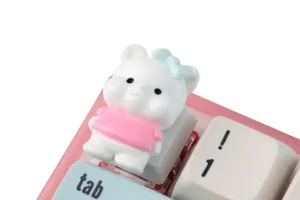 Blush Bear Artisan keycap