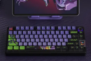 Evangelion Anime Pudding Keycap Set