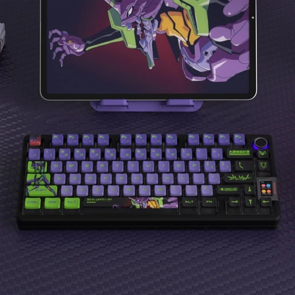 Evangelion Anime Pudding Keycap Set