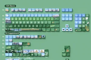 Snow Mountain Keycap Set