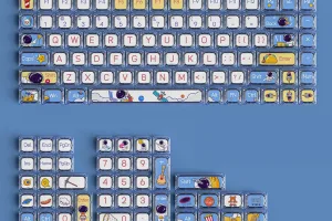 Happy Astronaut Pudding Keycap Set