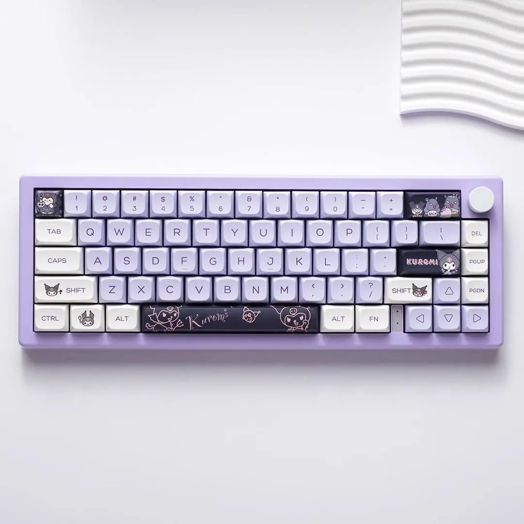 Cute Kuromi Cat Keycap Set