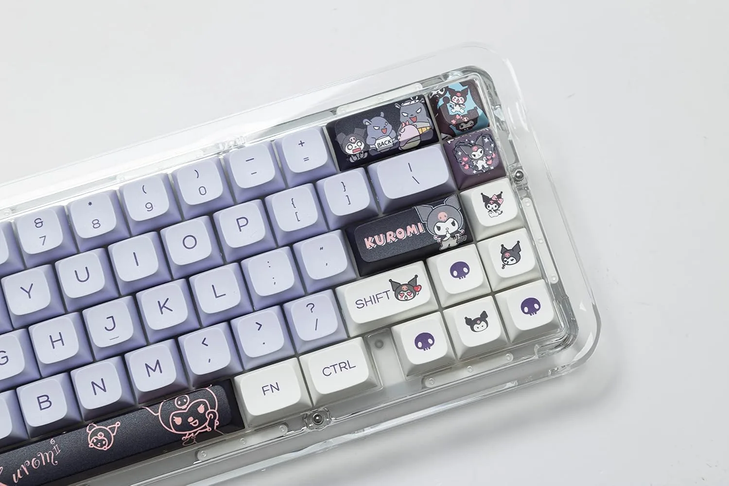 Cute Kuromi Cat Keycap Set - Image 4