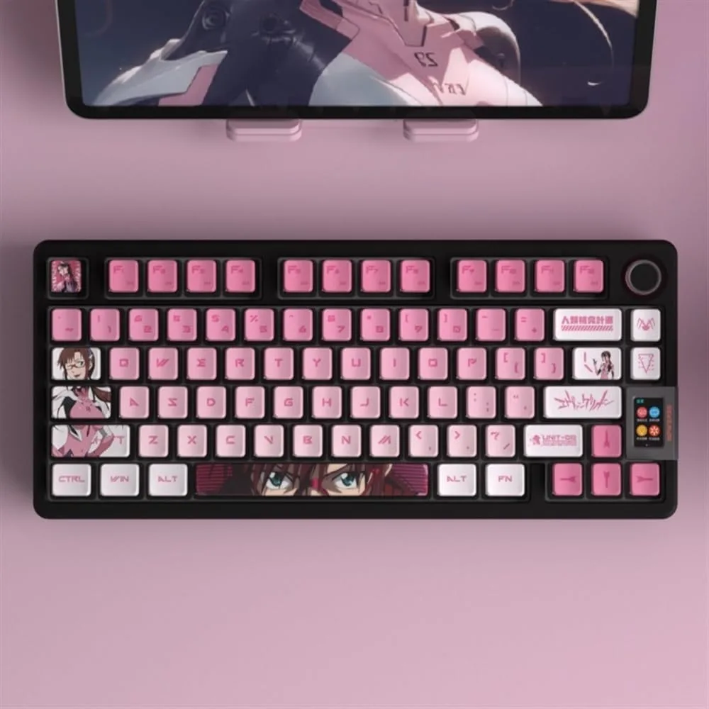 Makinami Evangelion Pudding Keycap Set