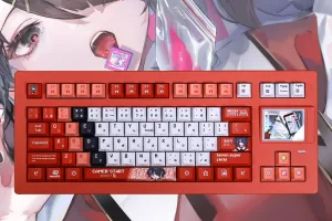 Gamers Rain Theme Streamer Girl Keycap Set