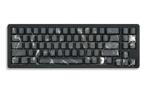 Black Marble Keycap Set