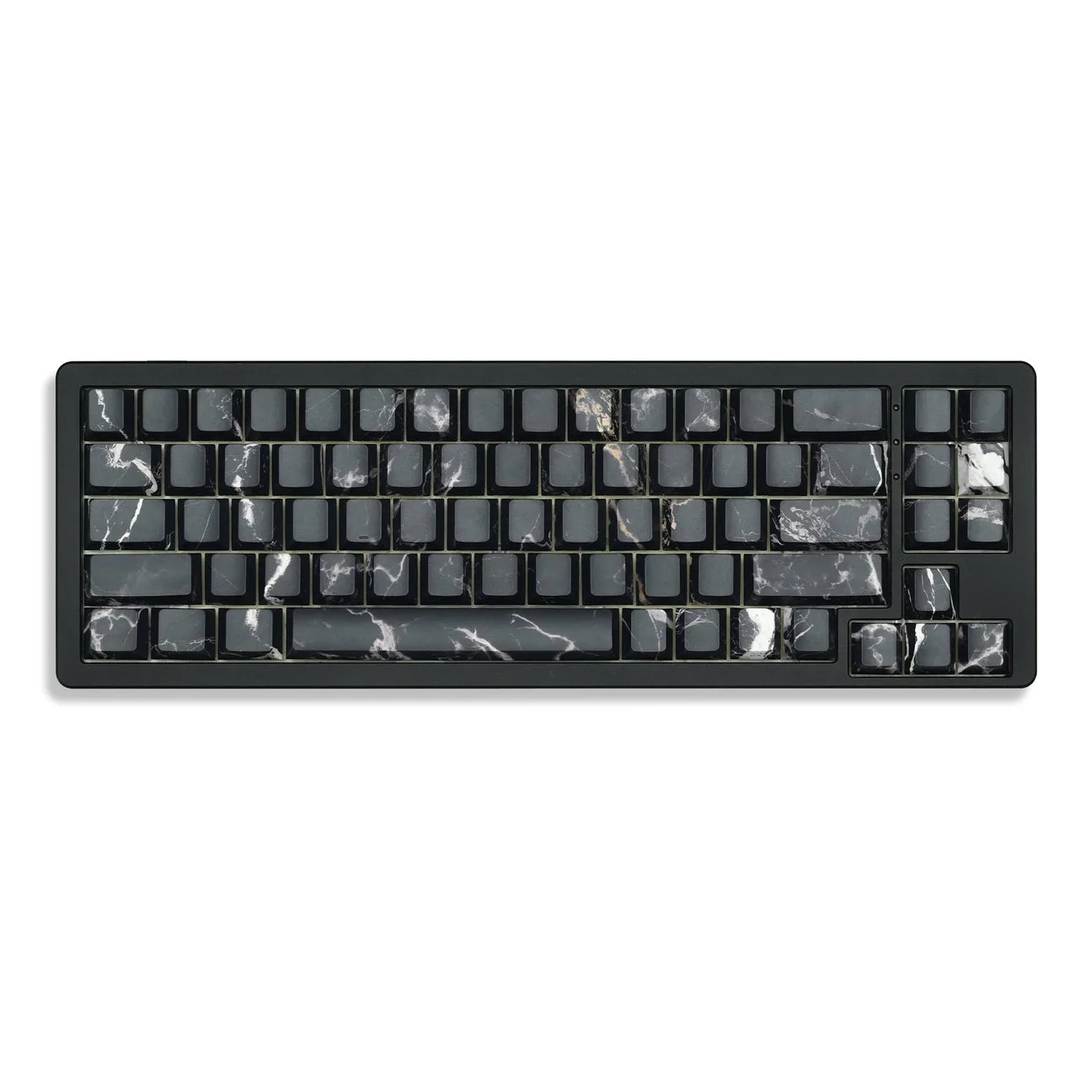 Black Marble Keycap Set