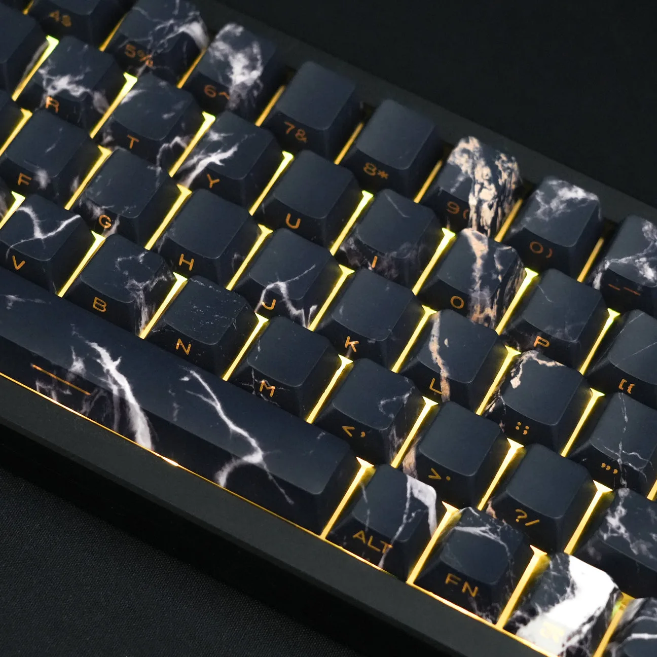 Black Marble Keycap Set - Image 3