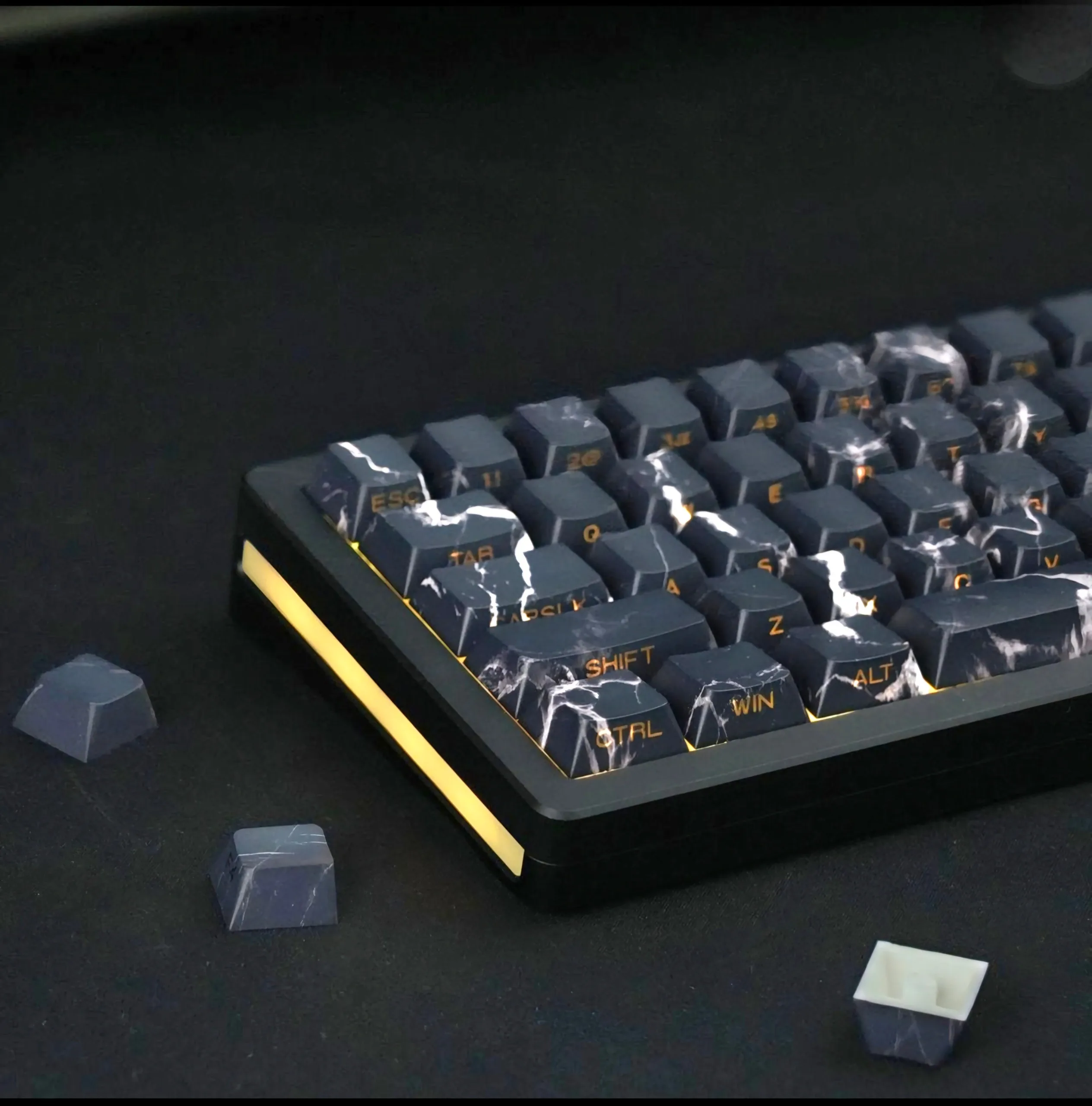 Black Marble Keycap Set - Image 4