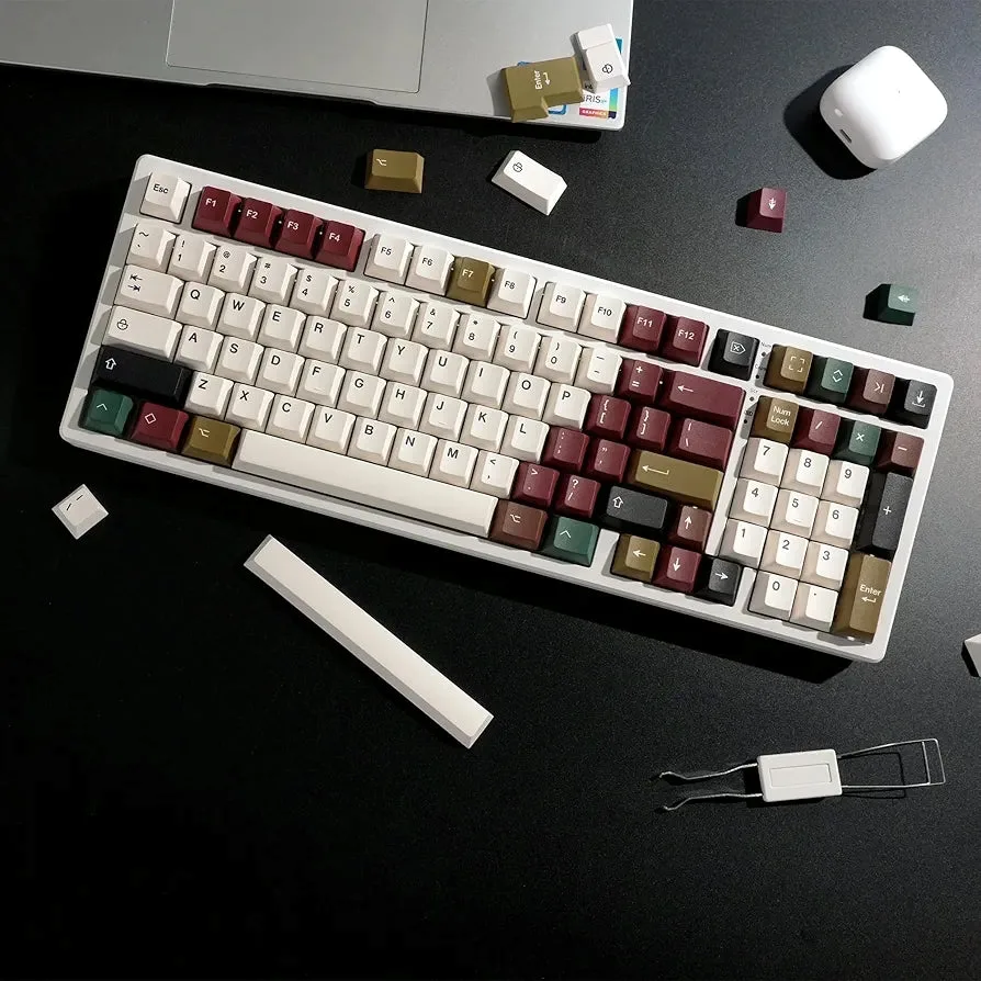 Retro Mixed Light Keycap Set