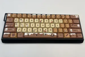 Caramel Rabbit Keycap Set