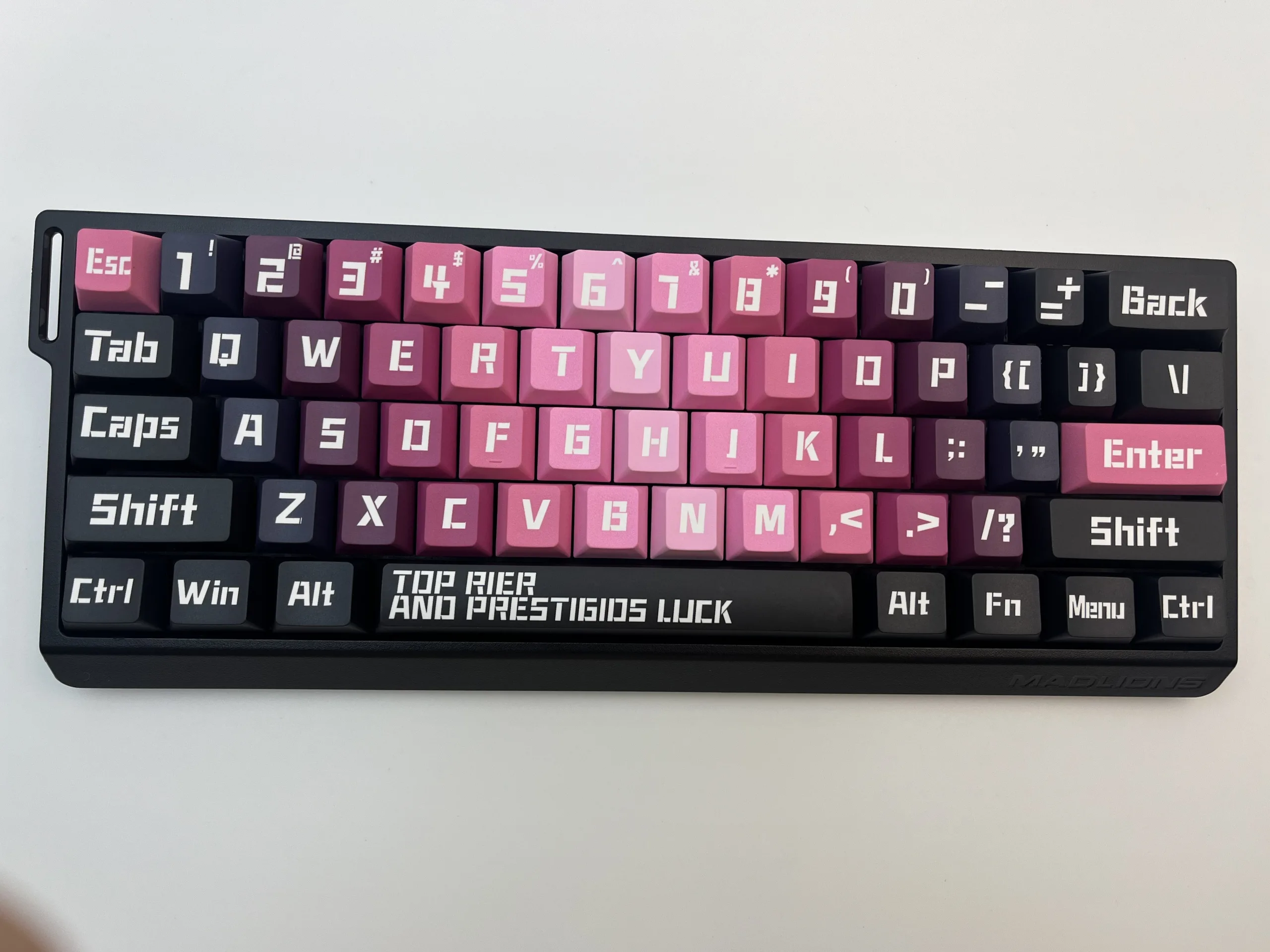 Powder Shadow Pudding keycap Set