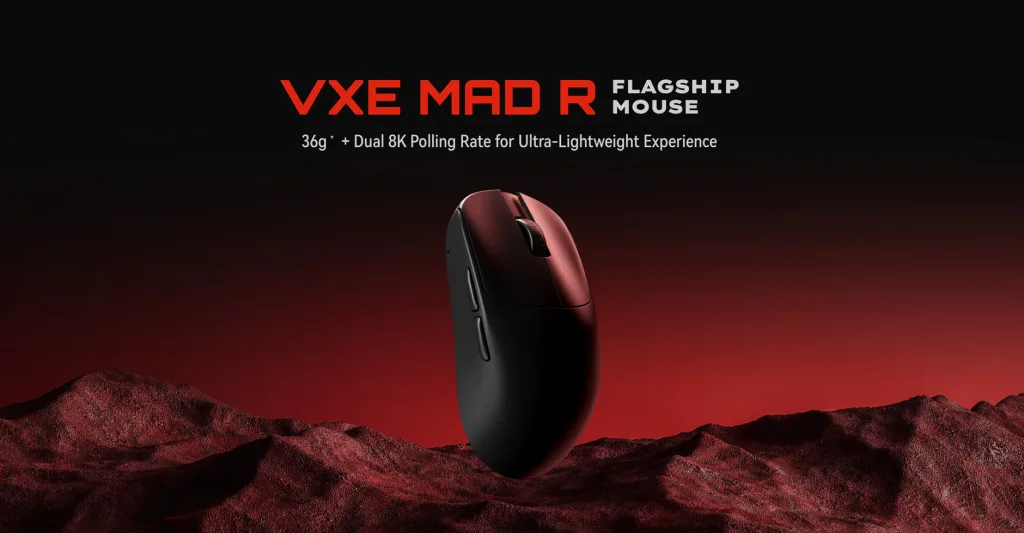 VXE MAD R Series: Ultra Light Precision Meets Futuristic Design