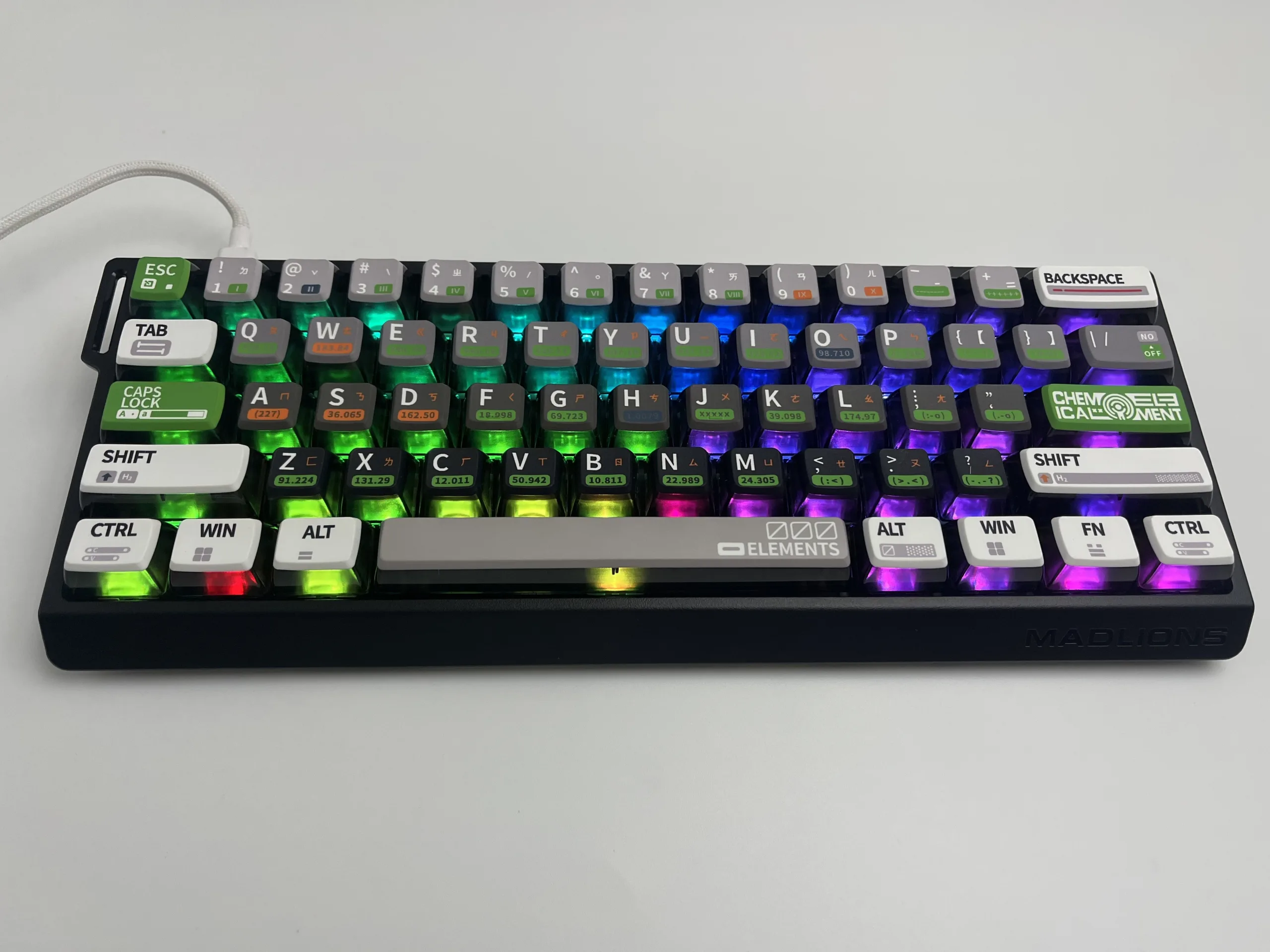 Chemical Elements Pudding Keycap Set - Image 7