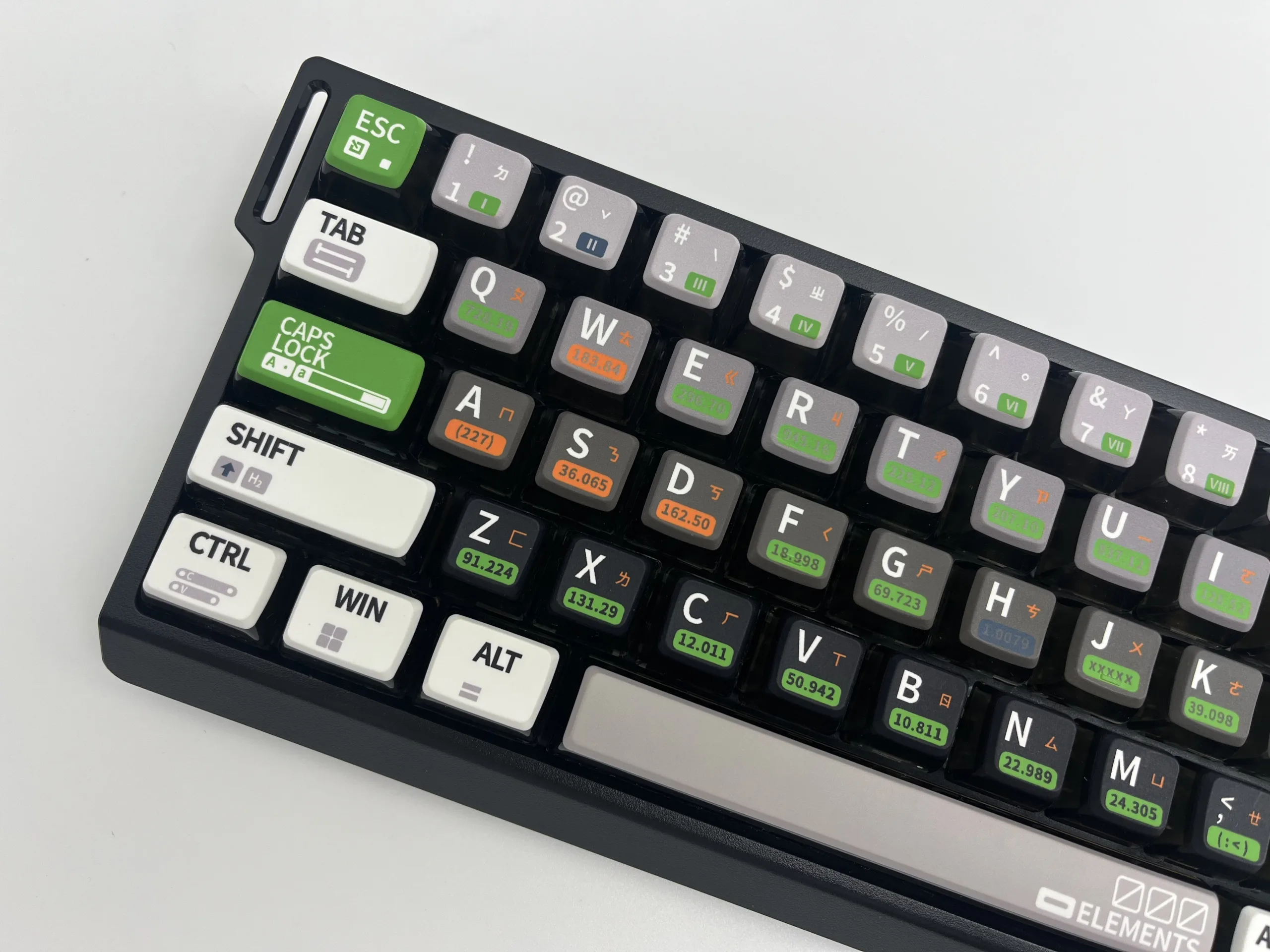 Chemical Elements Pudding Keycap Set - Image 4