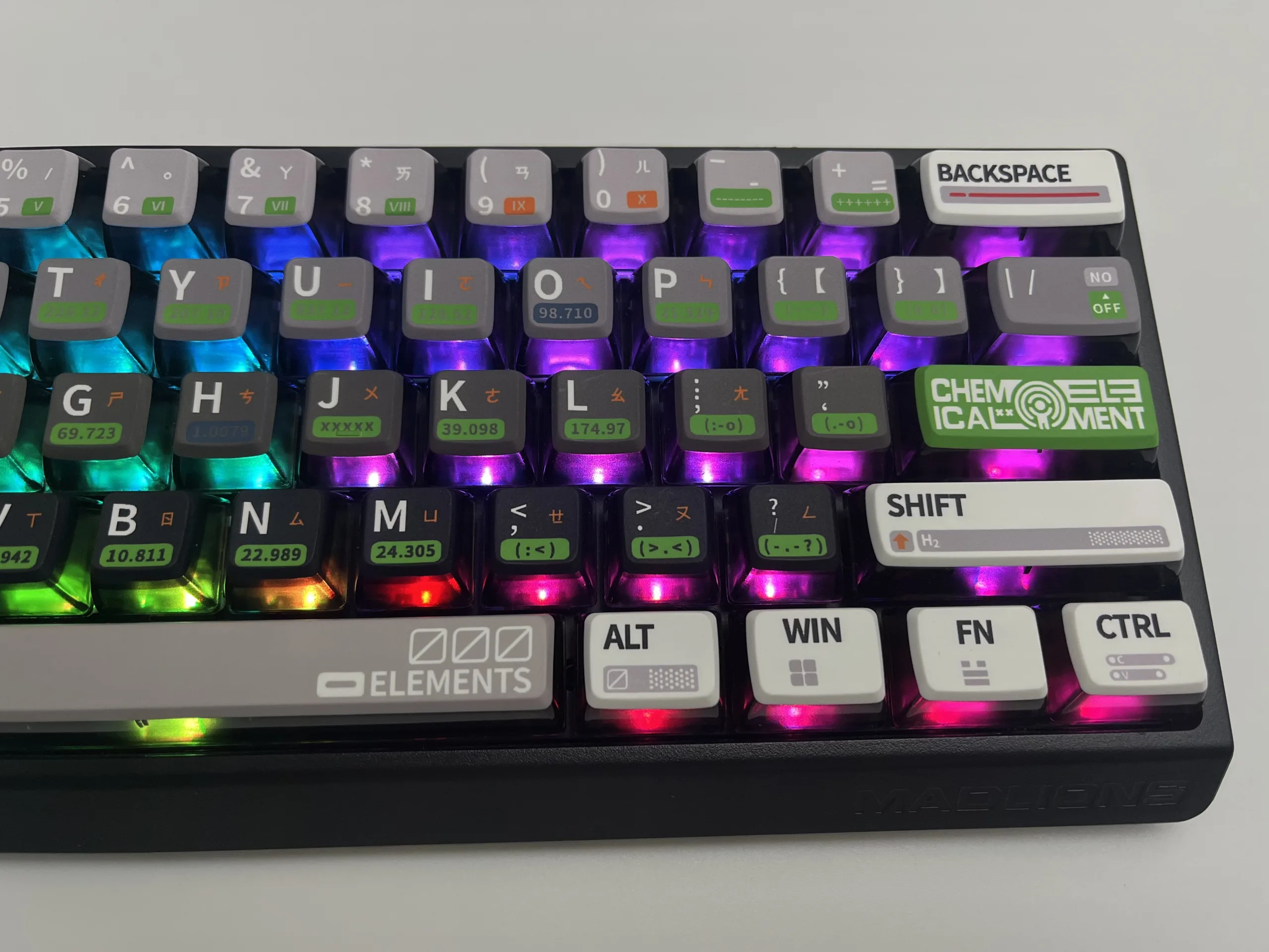 Chemical Elements Pudding Keycap Set - Image 11