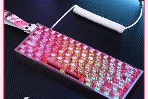Evangelion Transparent Keycap Set