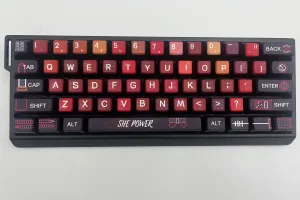Her Power Theme Pudding Keycap Set