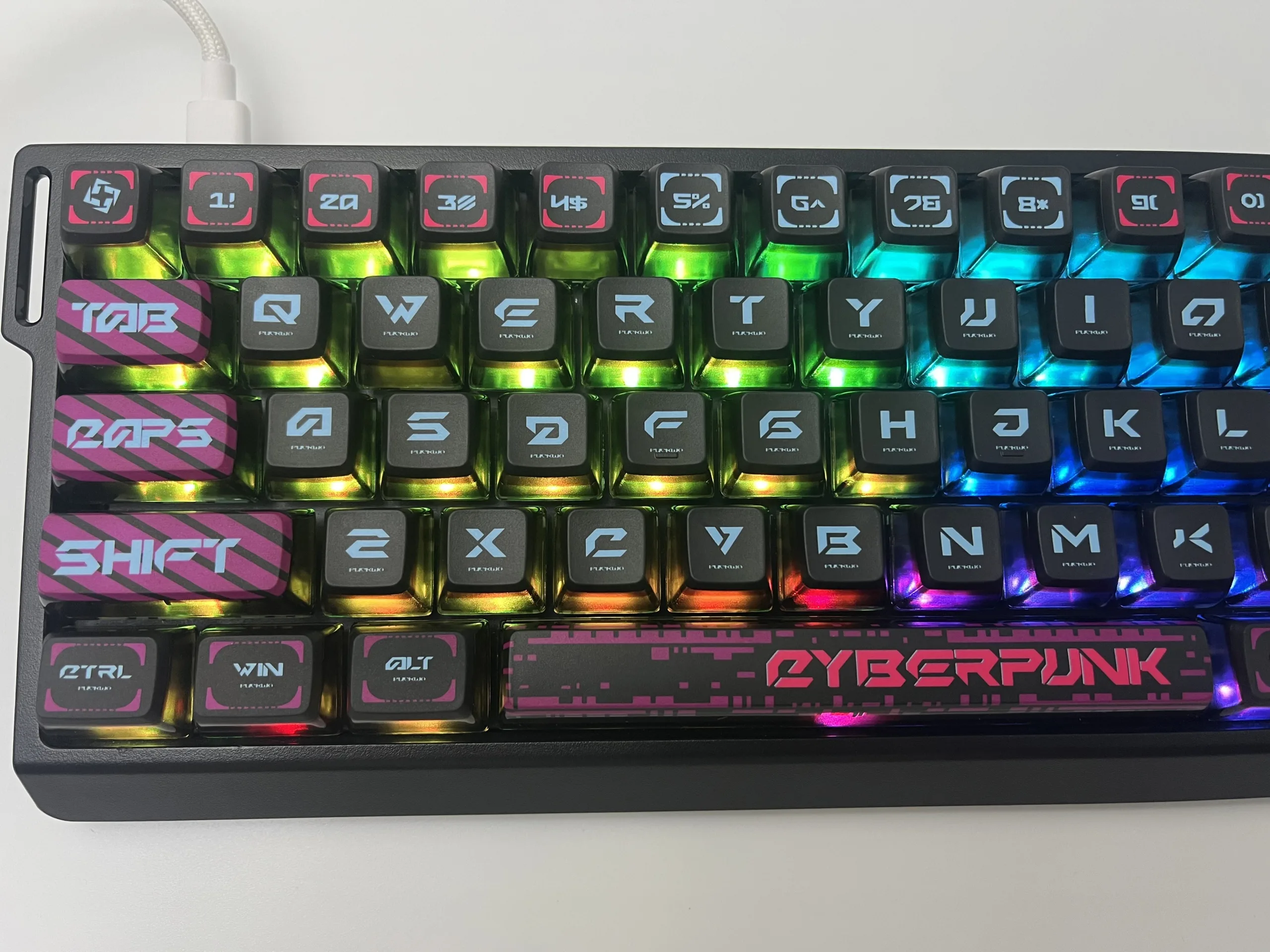 Cyberpunk Pudding Keycap Set - Image 5