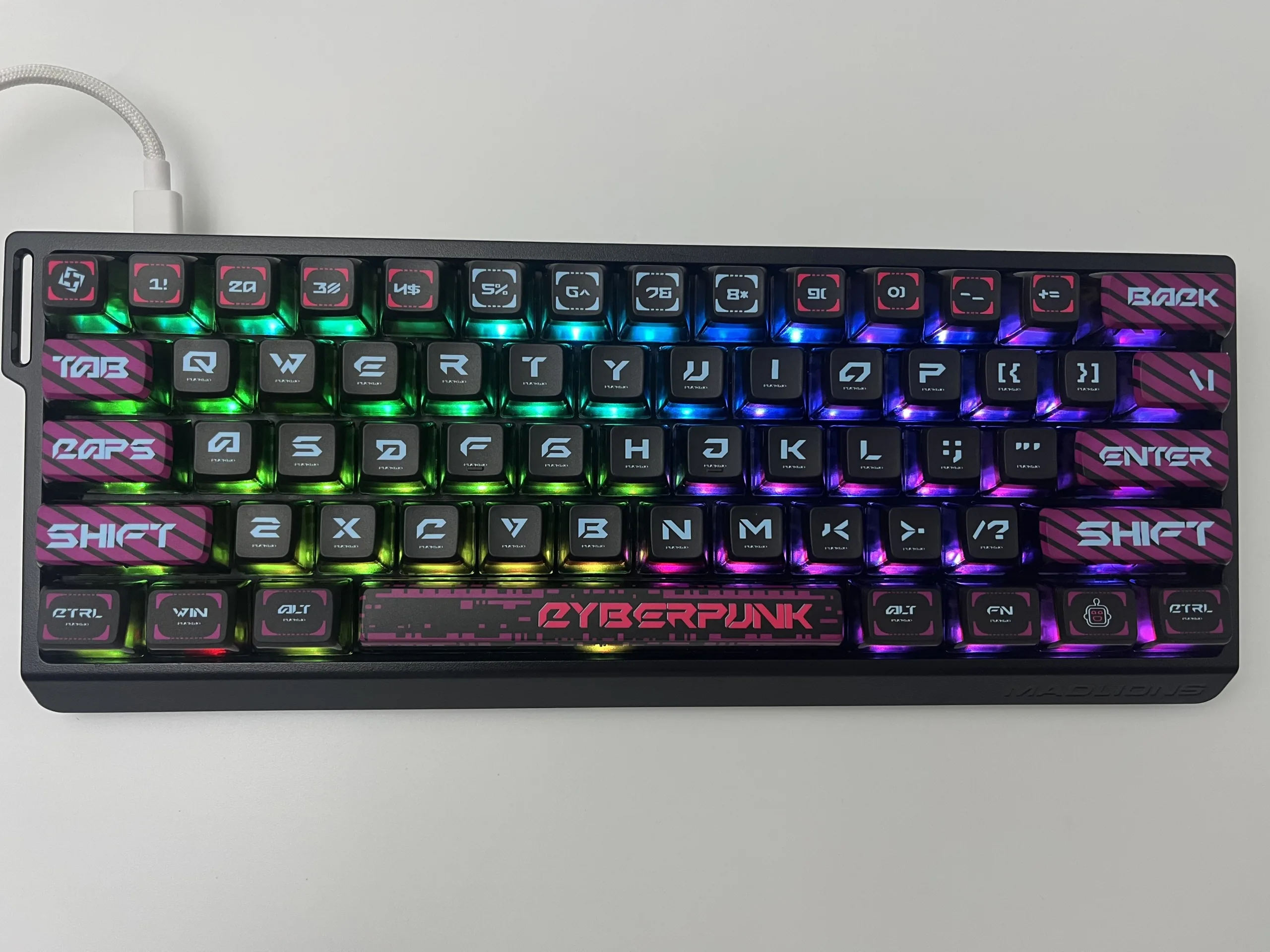 Cyberpunk Pudding Keycap Set - Image 2