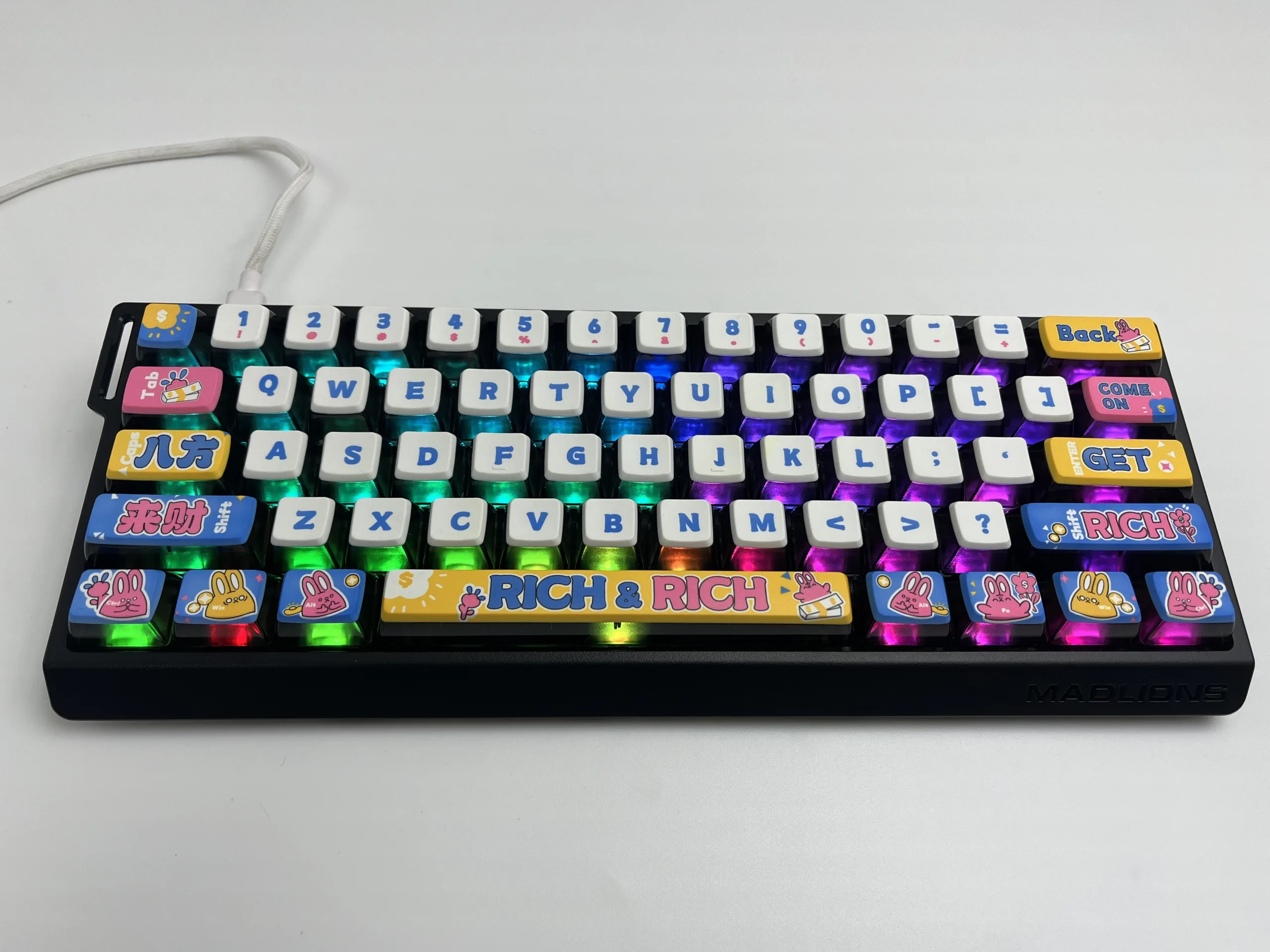 Wealth from all directions Pudding Keycap Set - Image 9