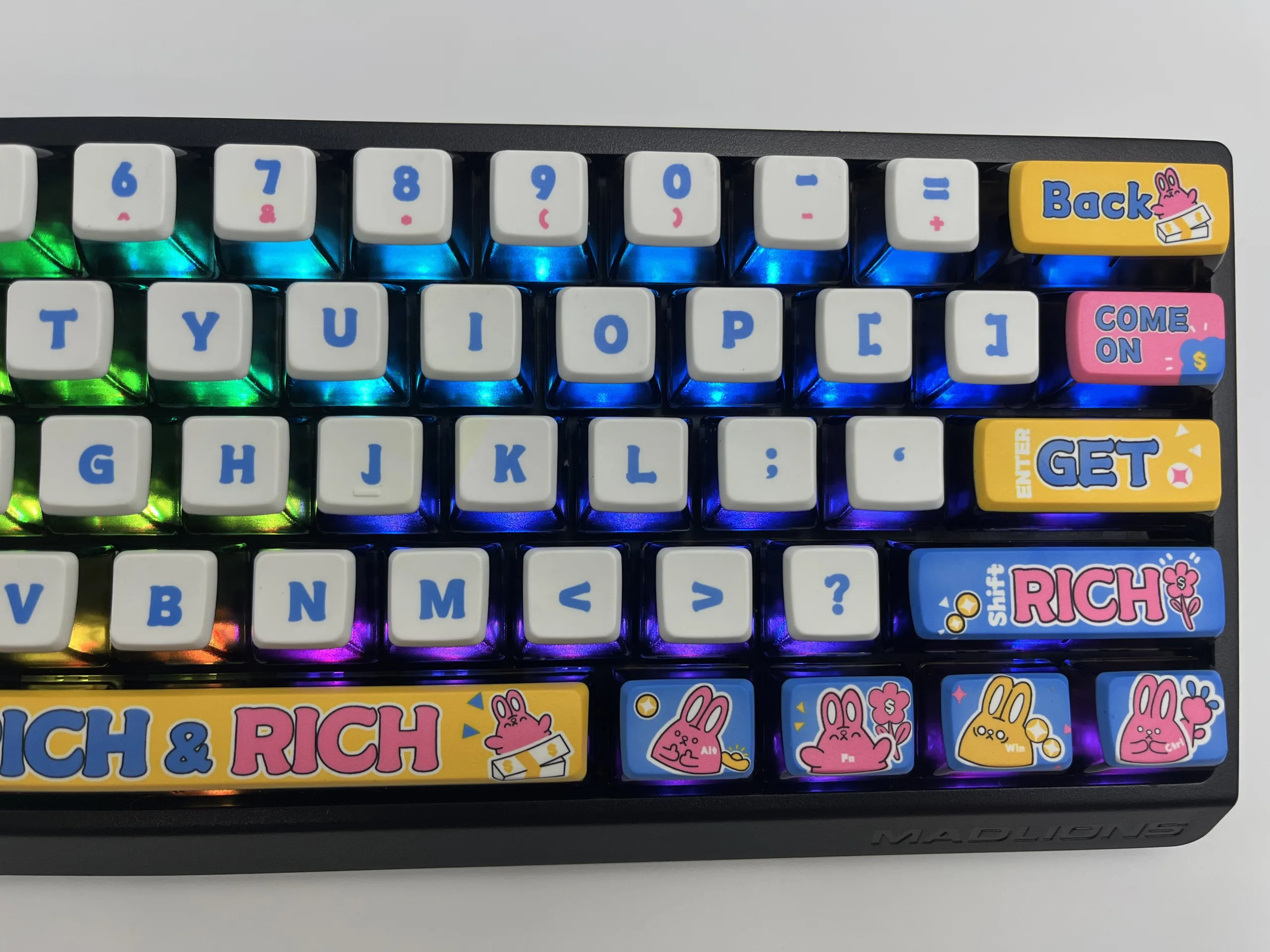 Wealth from all directions Pudding Keycap Set - Image 2