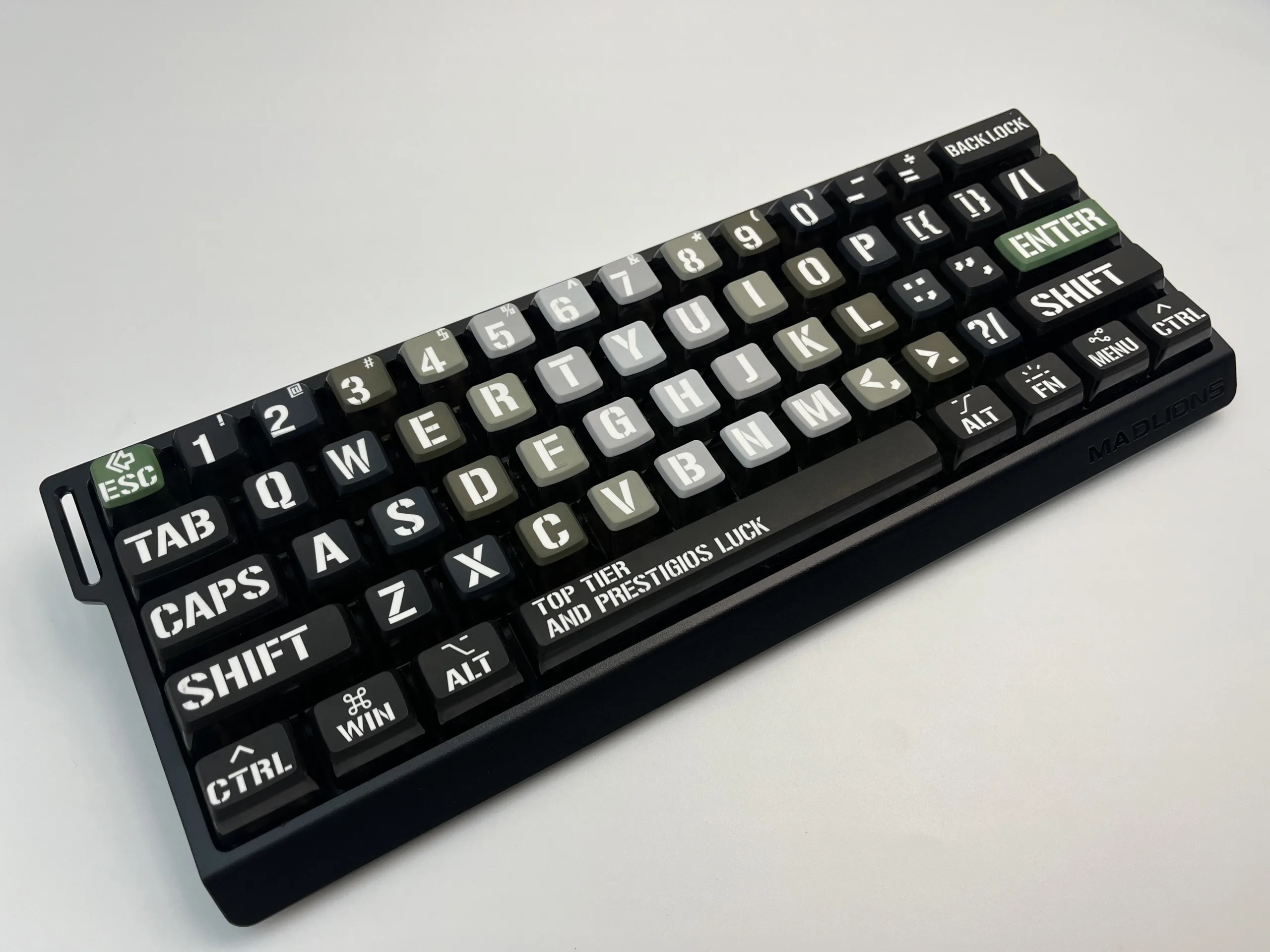 Gray Shadow Pudding Keycap Set - Image 3