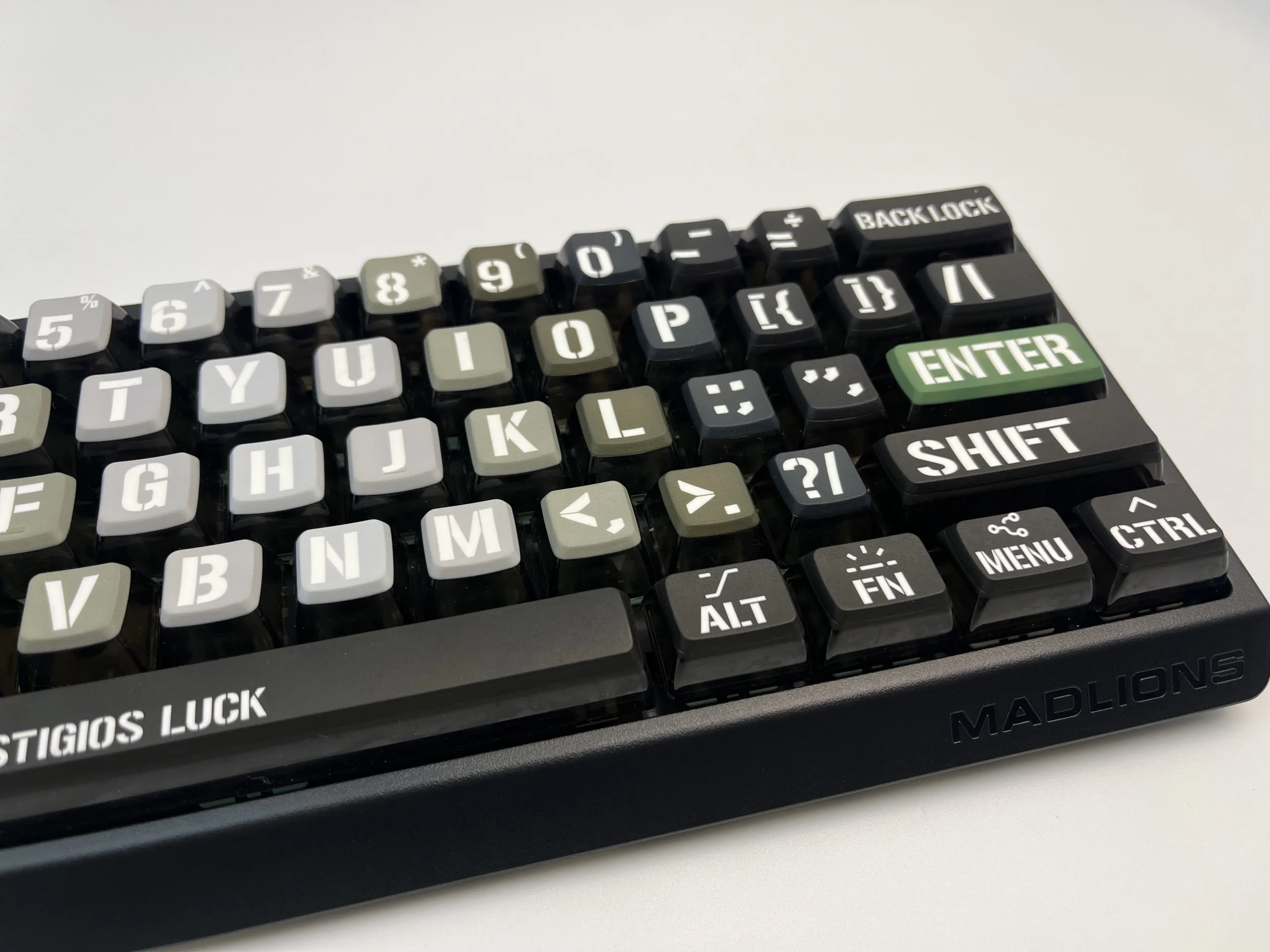 Gray Shadow Pudding Keycap Set - Image 7