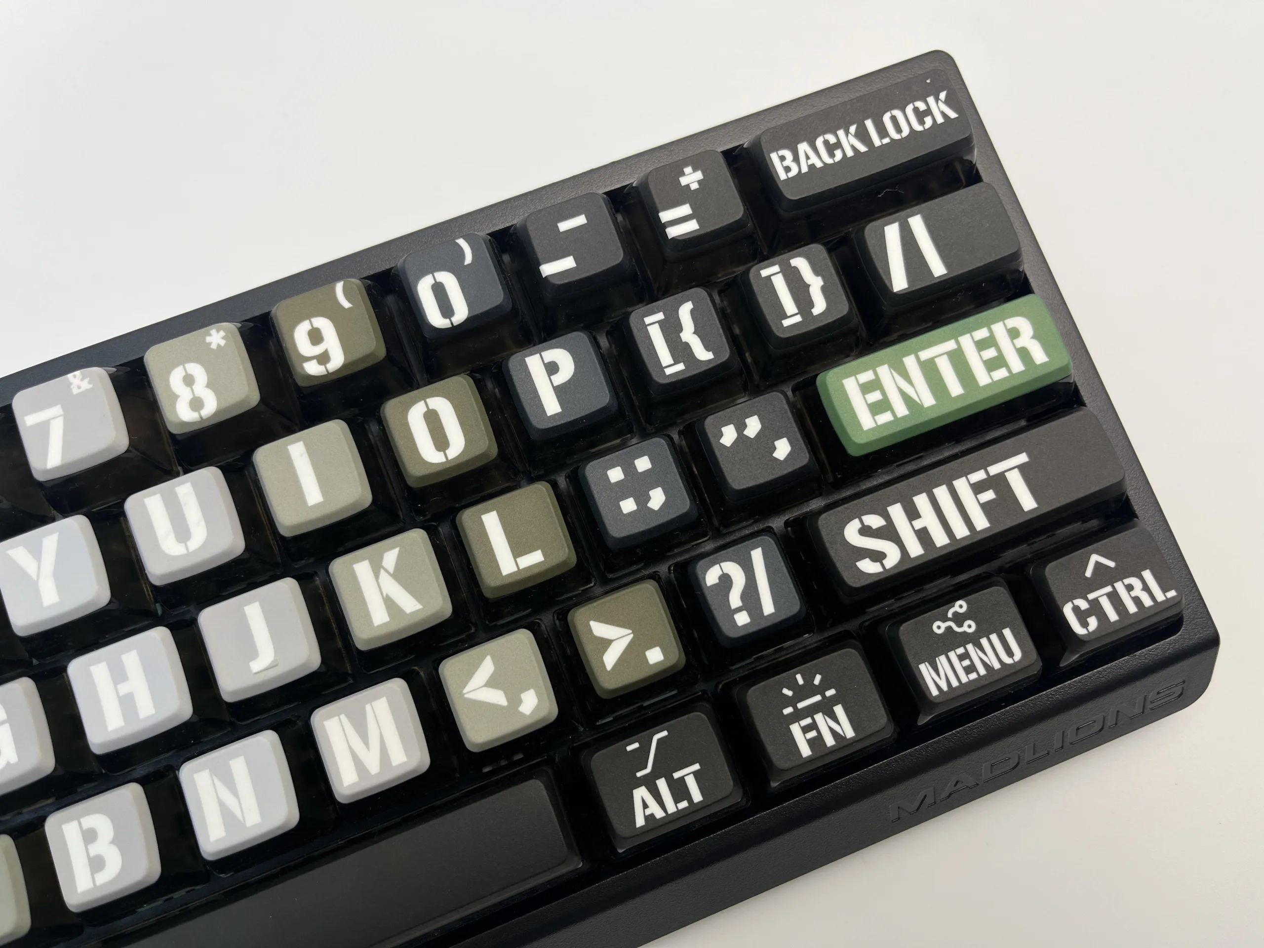 Gray Shadow Pudding Keycap Set - Image 11