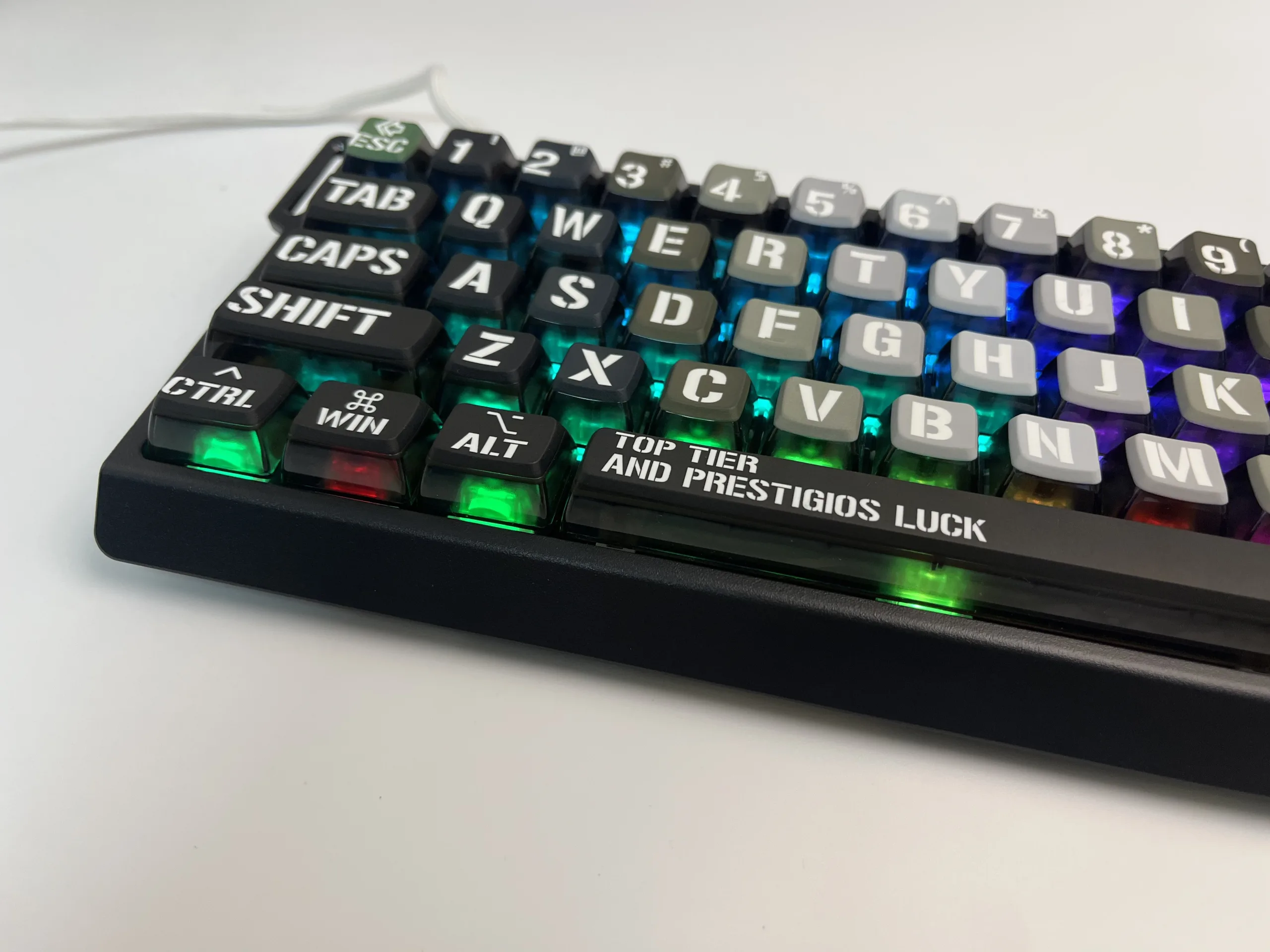 Gray Shadow Pudding Keycap Set - Image 9