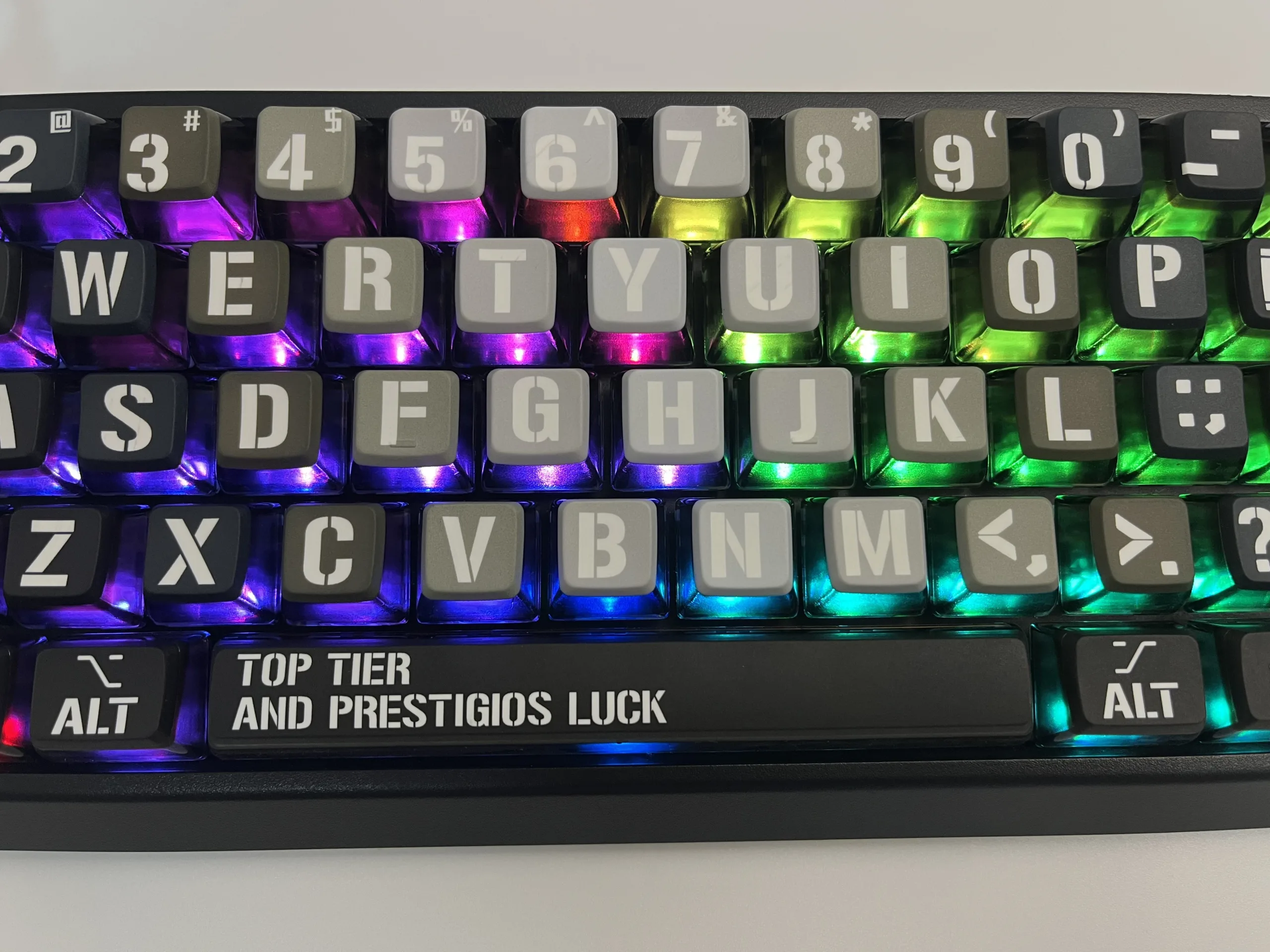 Gray Shadow Pudding Keycap Set - Image 6