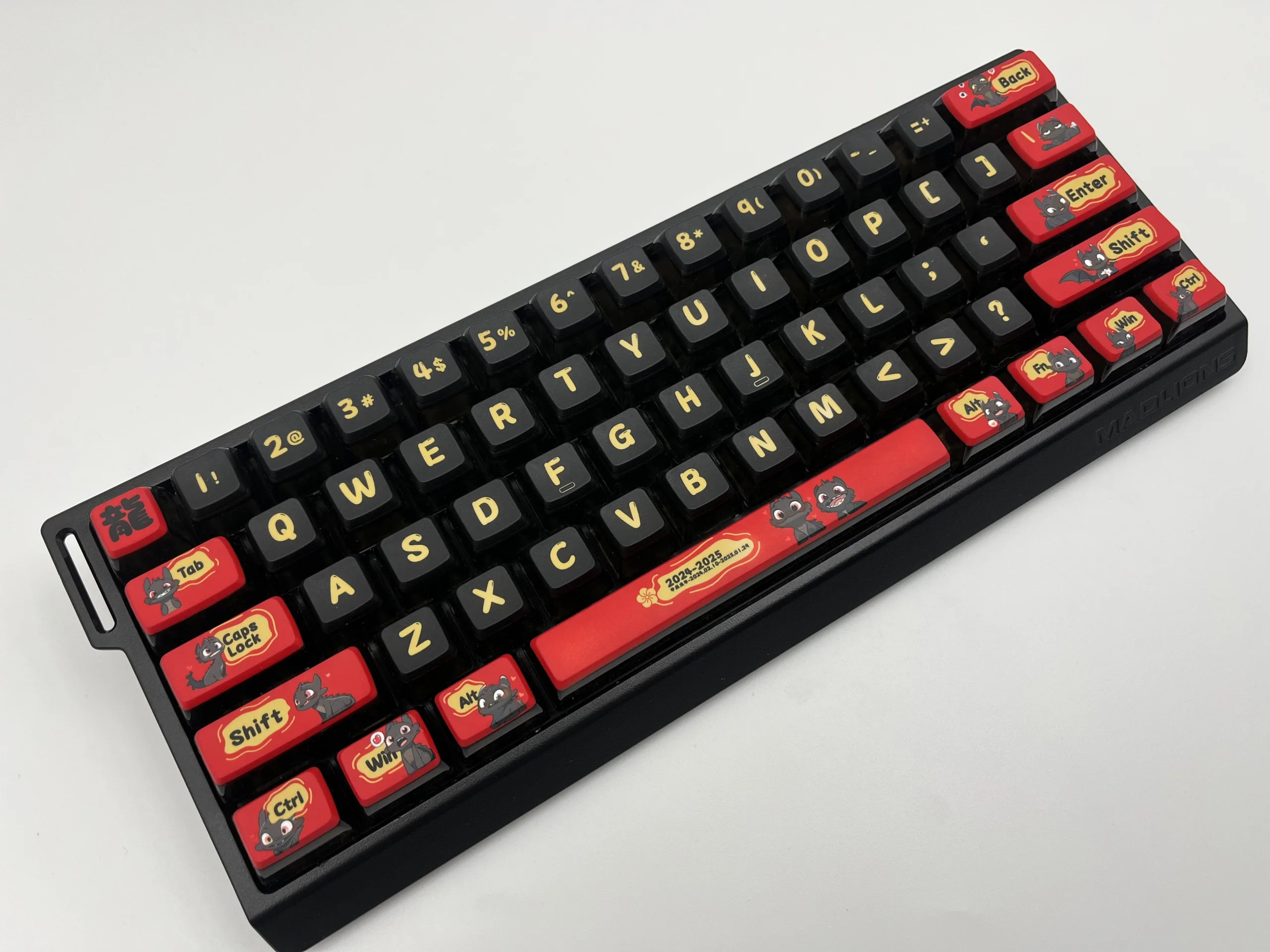 Little Black Dragon Pudding keycap - Image 3