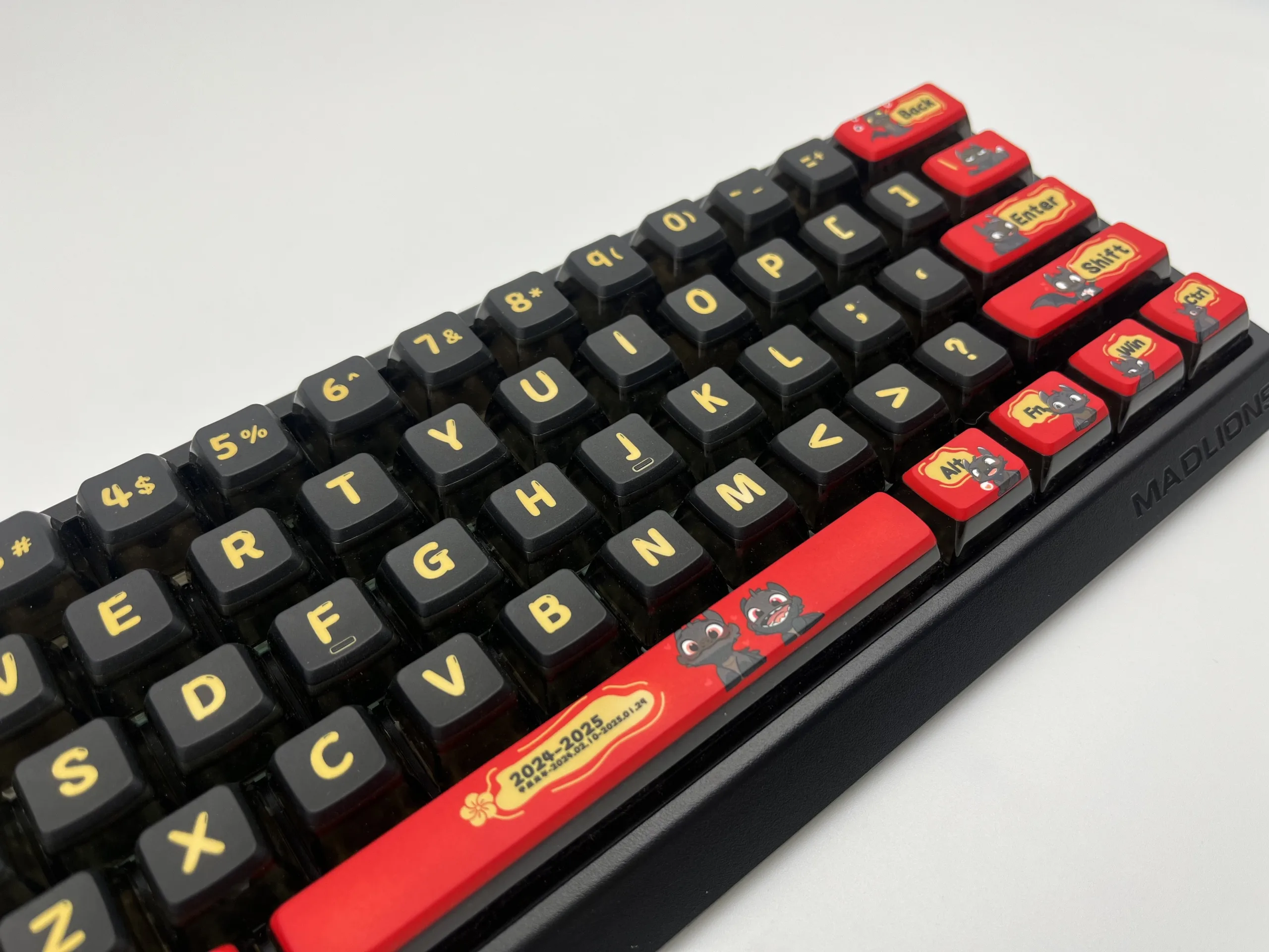 Little Black Dragon Pudding keycap - Image 10