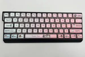 Simple Cat Pudding Keycap Set