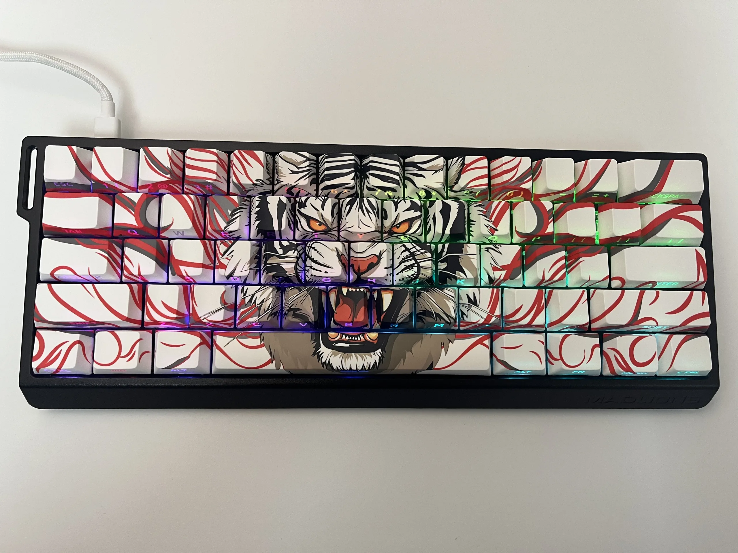White Tiger Keycap Set - Image 3
