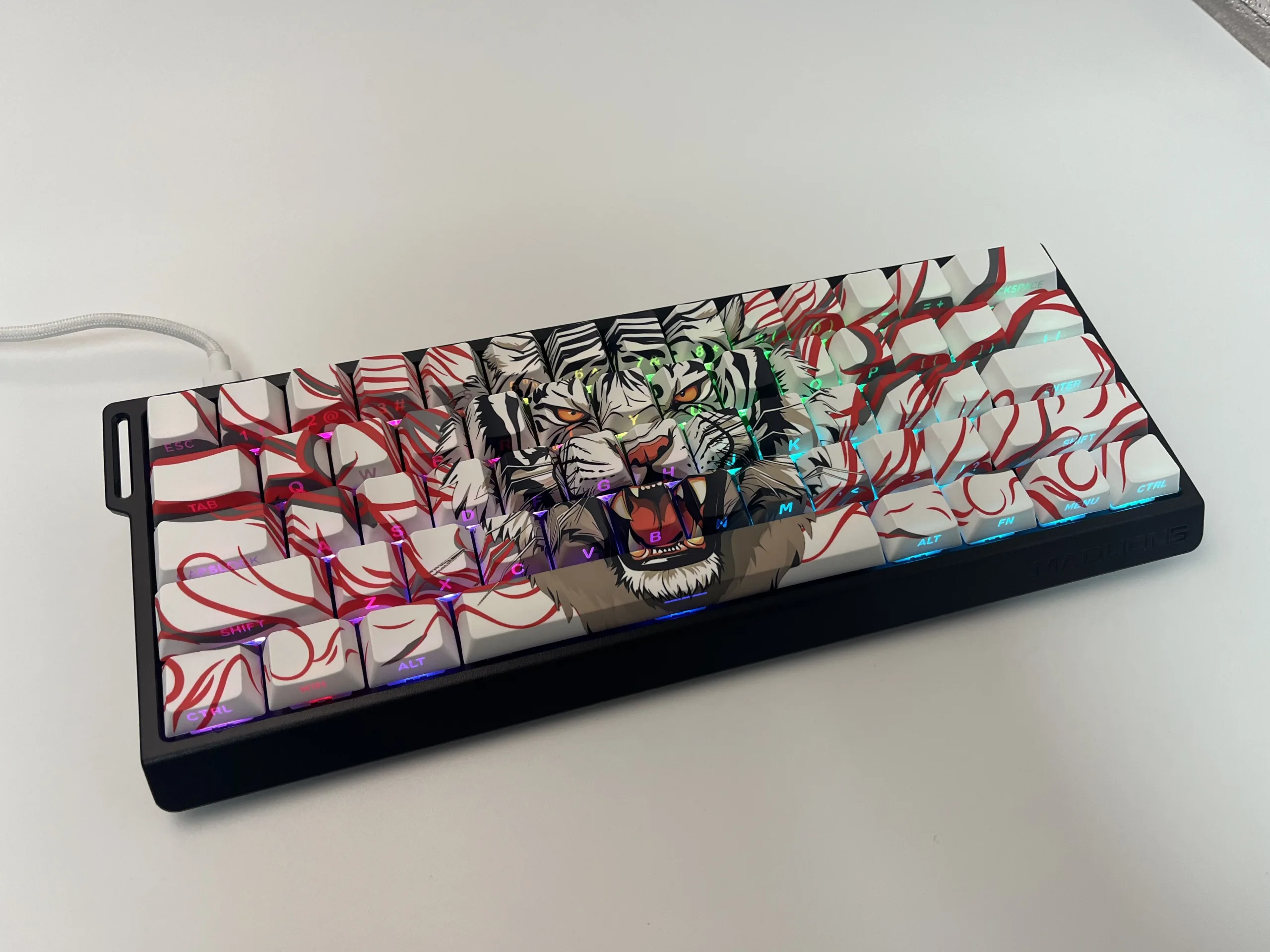 White Tiger Keycap Set - Image 8